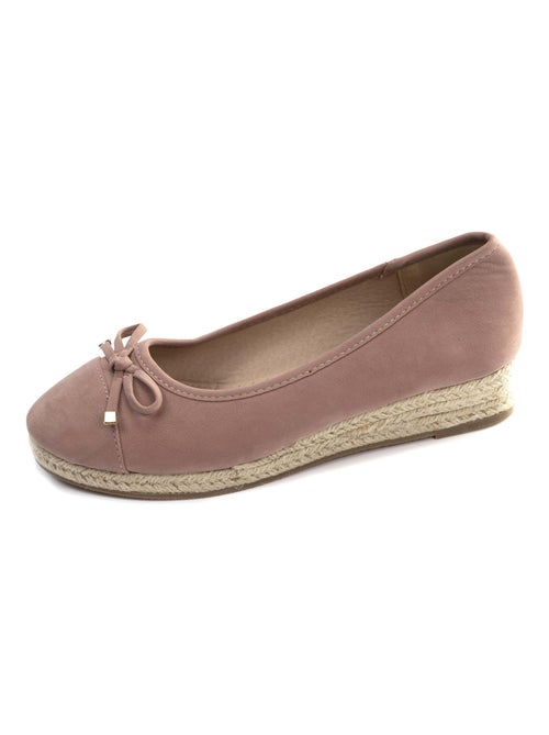 Bailarinas con un tacón de 4 cm, muy cómodo  Isotoner - Kiabi