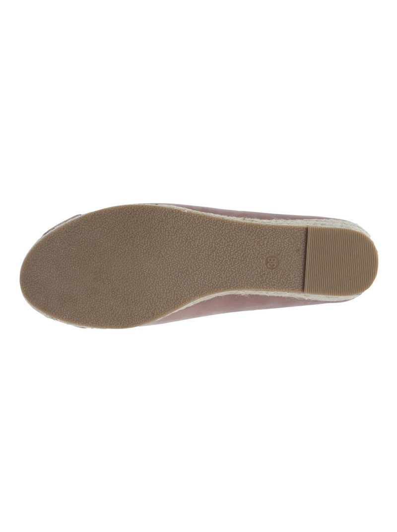 Bailarinas con un tacón de 4 cm, muy cómodo  Isotoner Rosa claro - Kiabi