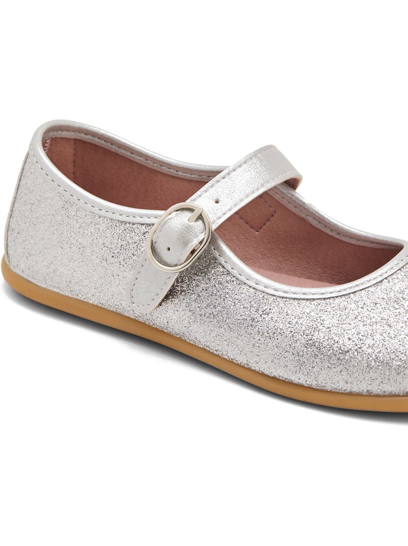 Bailarinas conguitos brillos Plata - Kiabi