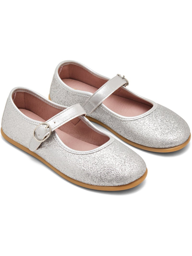 Bailarinas conguitos brillos Plata - Kiabi