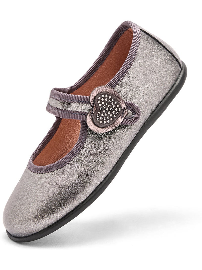 Bailarinas conguitos corazones Gris - Kiabi