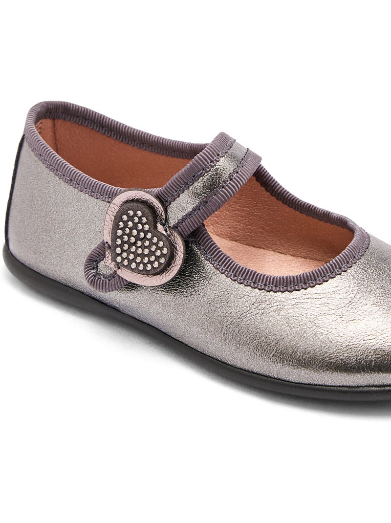 Bailarinas conguitos corazones Gris - Kiabi