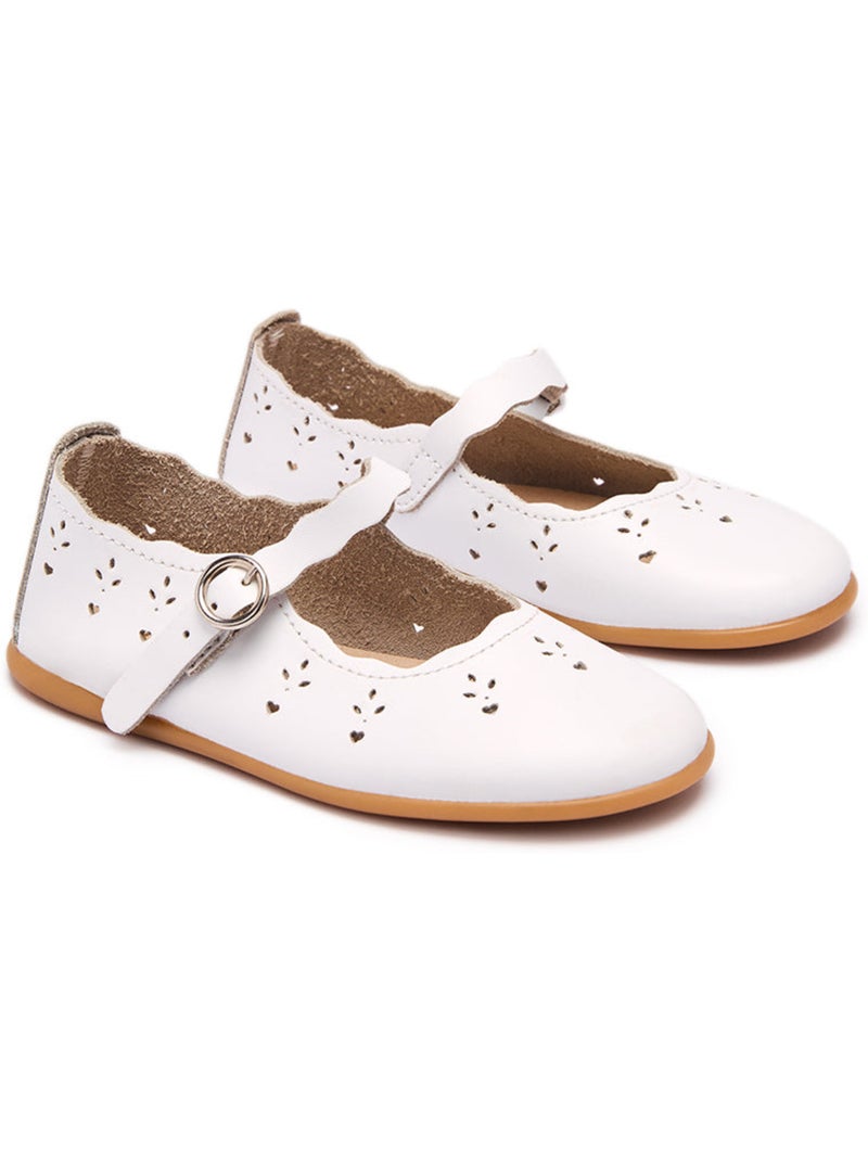 Bailarinas conguitos floral Blanco - Kiabi
