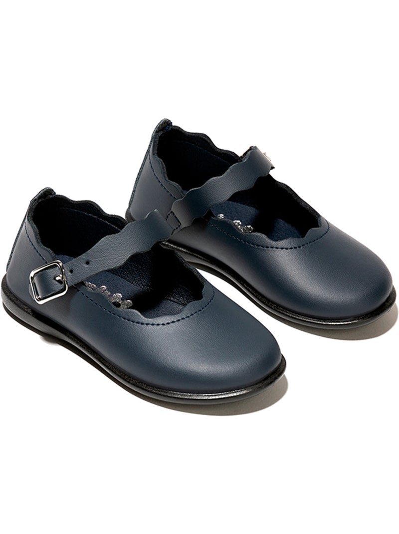 Bailarinas conguitos hebilla Azul marino - Kiabi