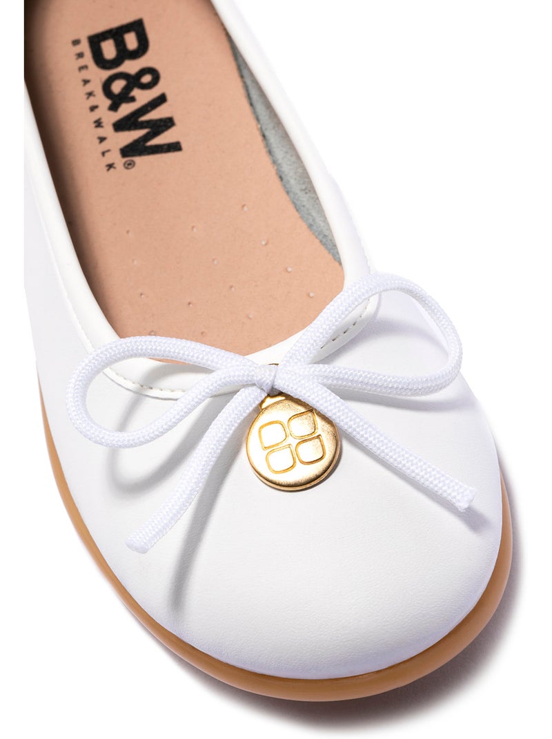 Bailarinas conguitos lavable Blanco - Kiabi