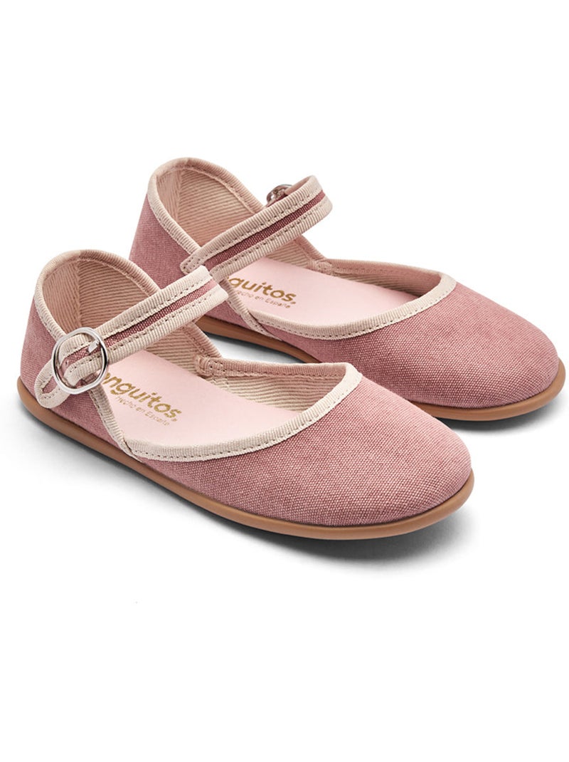 Bailarinas conguitos lazo hebilla Rosa - Kiabi