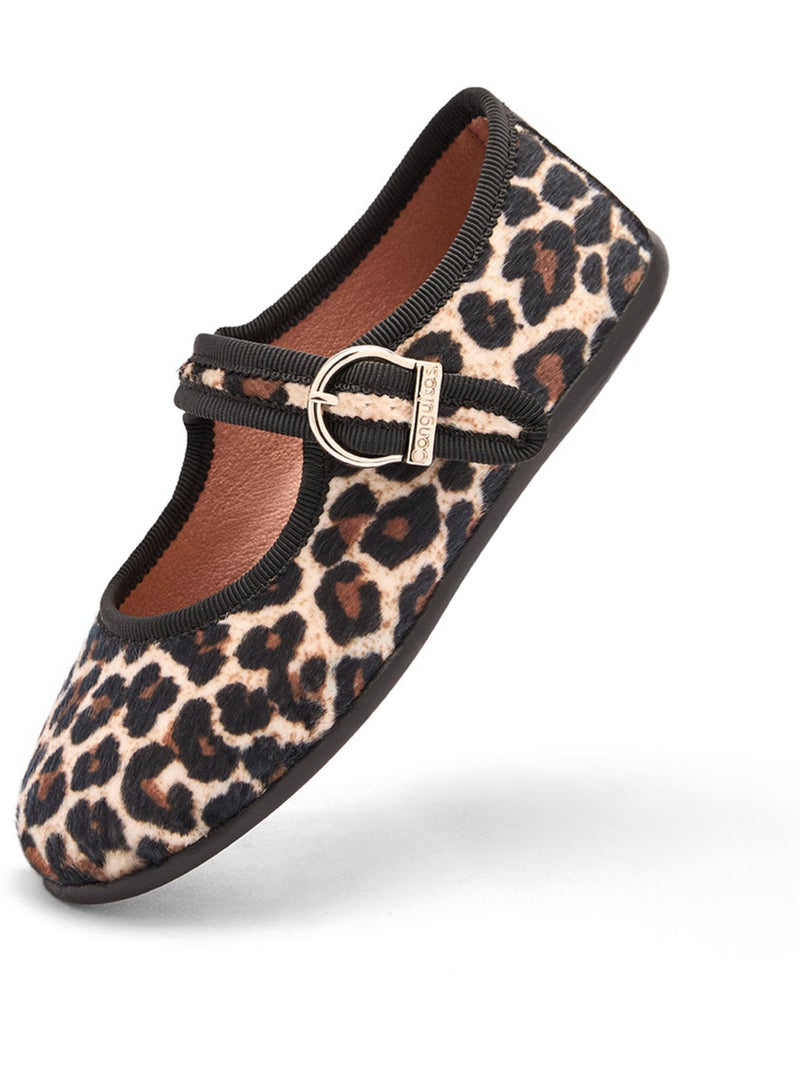 Bailarinas conguitos leopardo Negro Marrón Negro - Kiabi