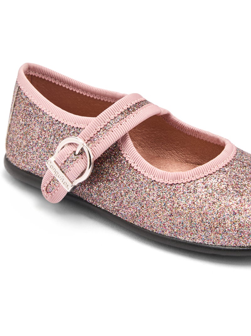 Bailarinas conguitos purpurina Rosa - Kiabi