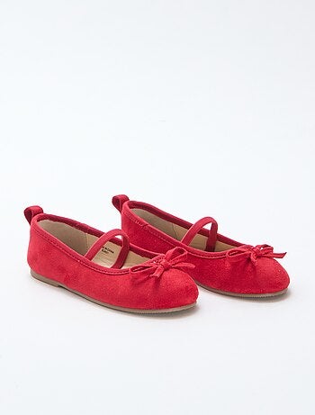 Bailarinas de antelina con tira