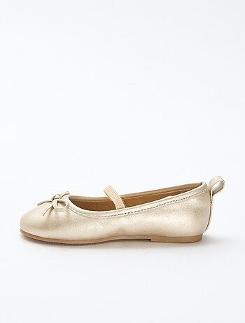 Bailarinas de imitación piel con tira