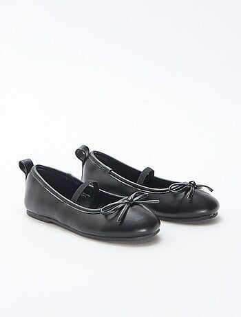 Bailarinas de imitación piel con tira