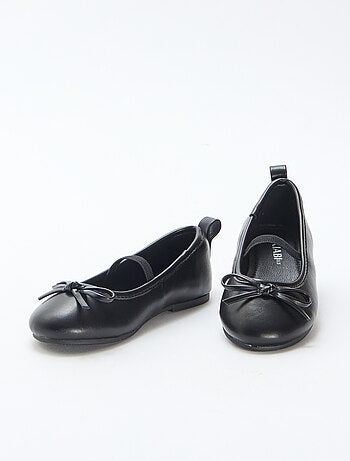 Bailarinas de imitación piel con tira