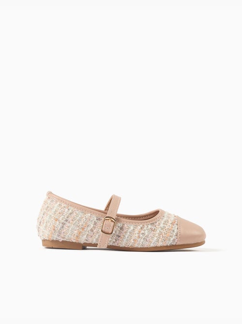 Bailarinas de tweed con tira - Kiabi