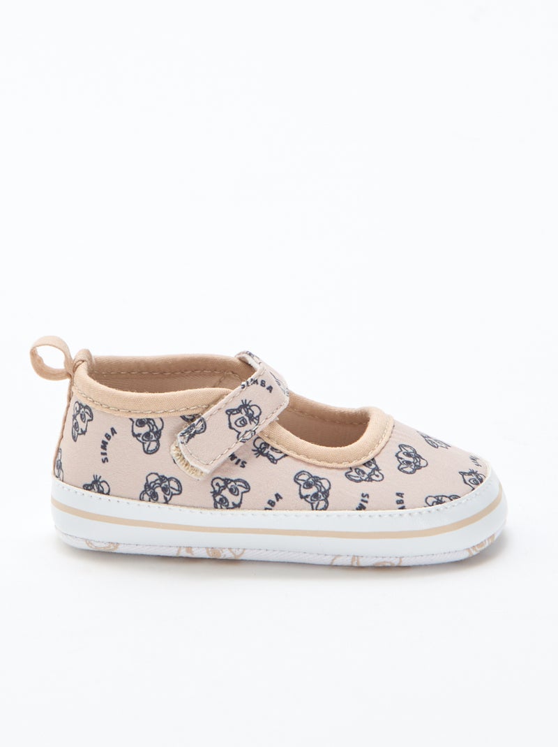 Bailarinas 'Disney' con velcro Beige - Kiabi