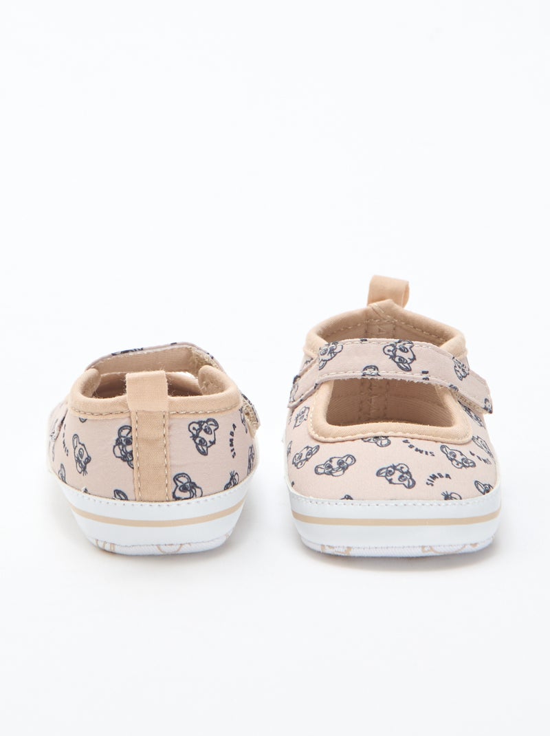 Bailarinas 'Disney' con velcro Beige - Kiabi