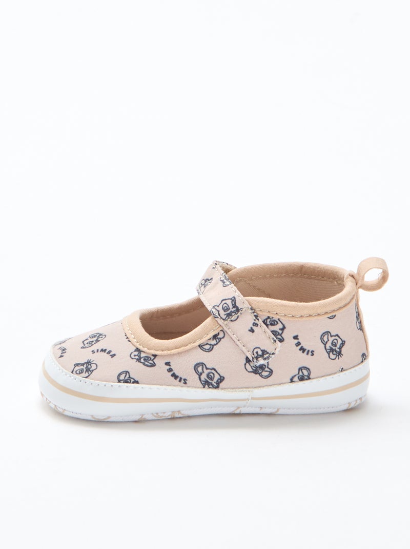 Bailarinas 'Disney' con velcro Beige - Kiabi