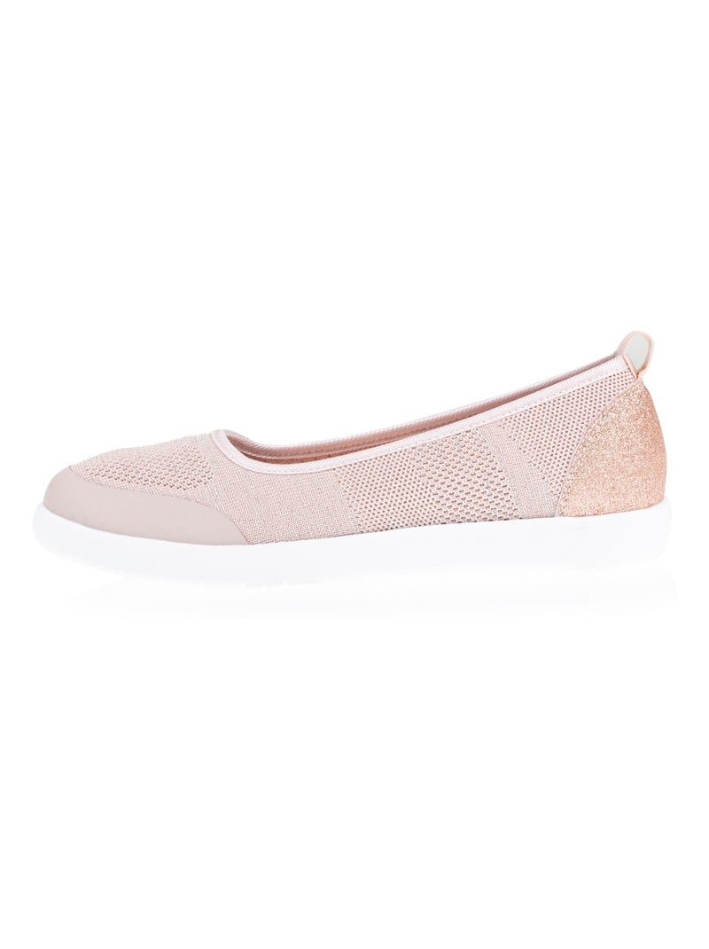 Bailarinas fácil de poner, suela con memoria de forma, cómoda y ligera  isotoner Rosa claro - Kiabi