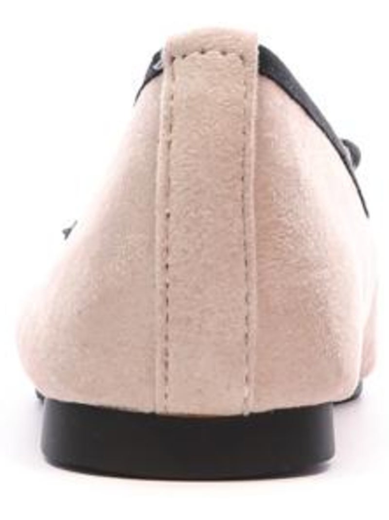 Bailarinas para Mujer Beige/Negro - Kiabi
