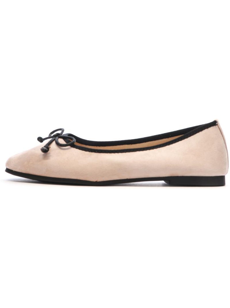 Bailarinas para Mujer Beige/Negro - Kiabi