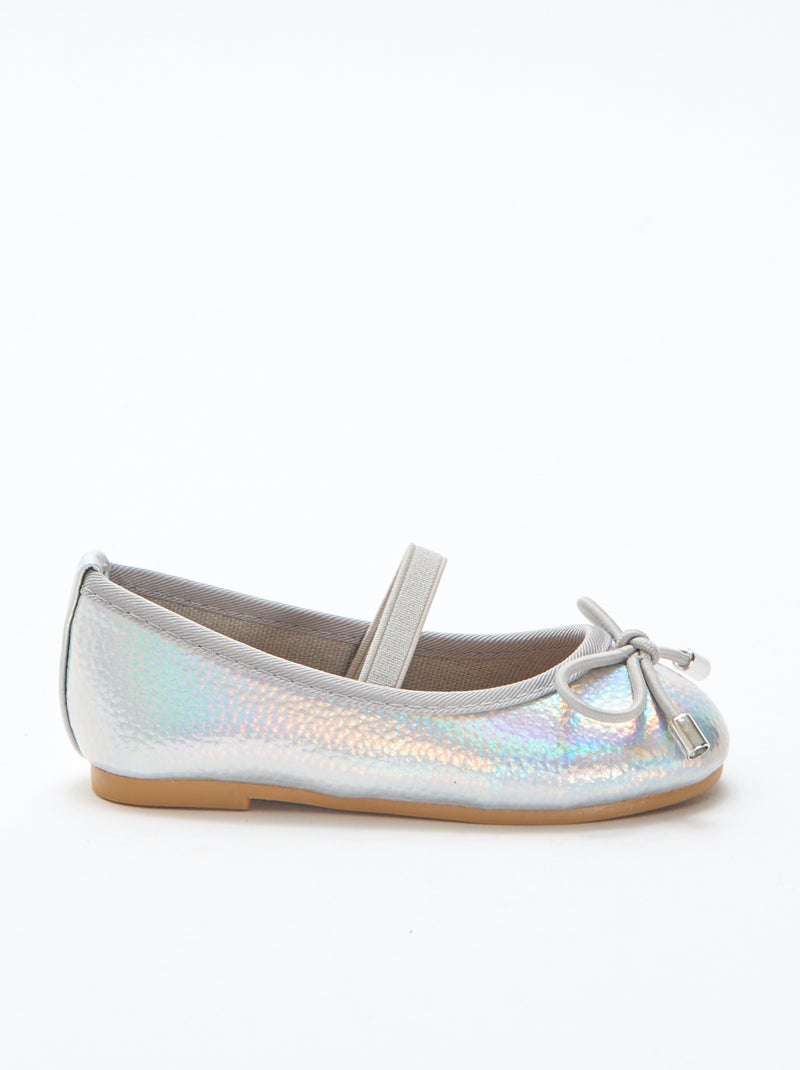 Bailarinas plateadas Gris - Kiabi
