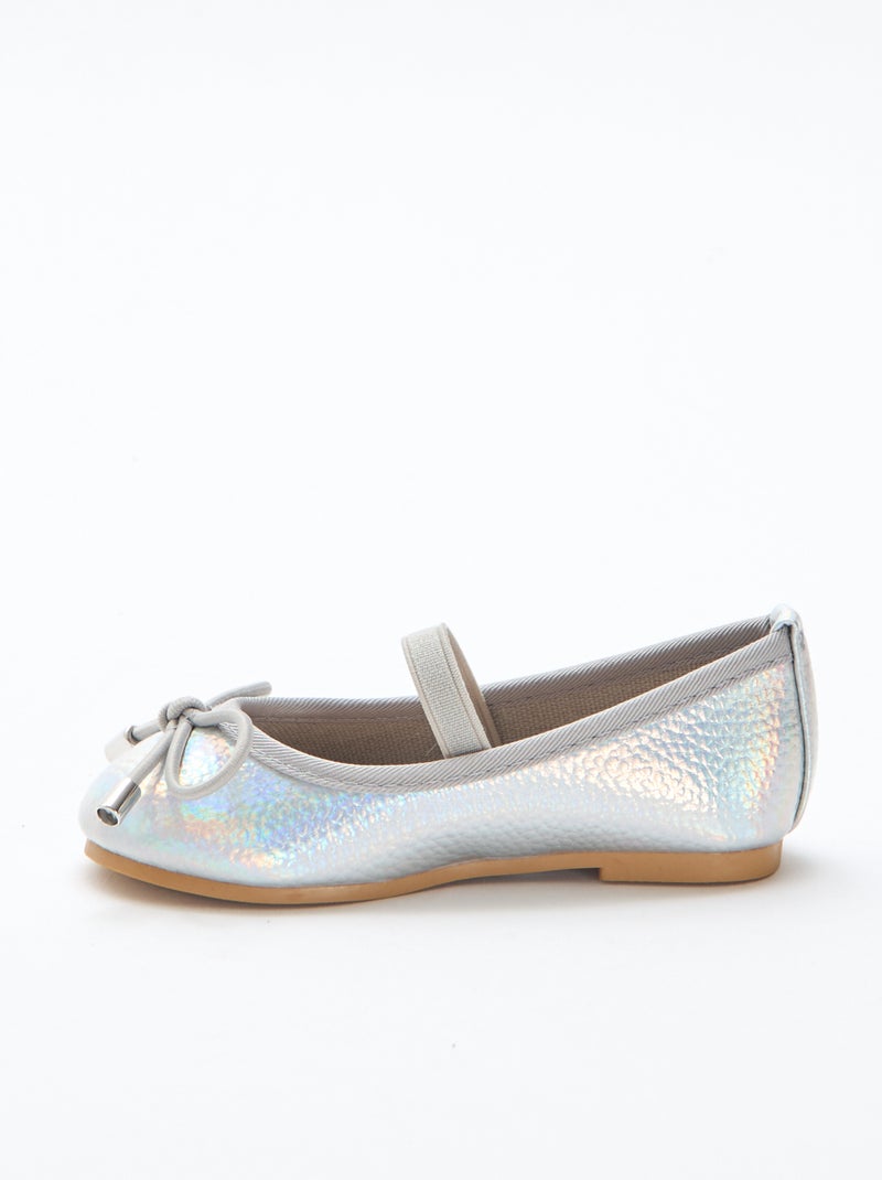 Bailarinas plateadas Gris - Kiabi