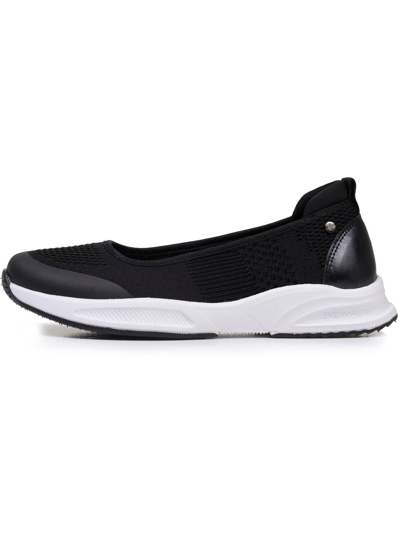 Bailarinas sin cordones, flexible y ligera Negro - Kiabi