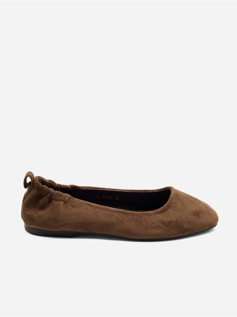 Bailarinas sin cordones Marrón - Kiabi