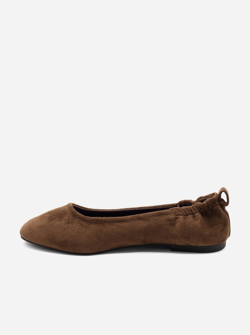 Bailarinas sin cordones Marrón - Kiabi