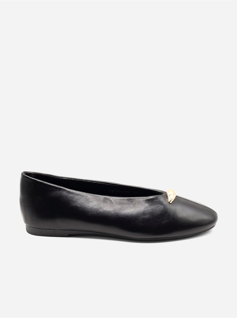 Bailarinas sin cordones Negro - Kiabi