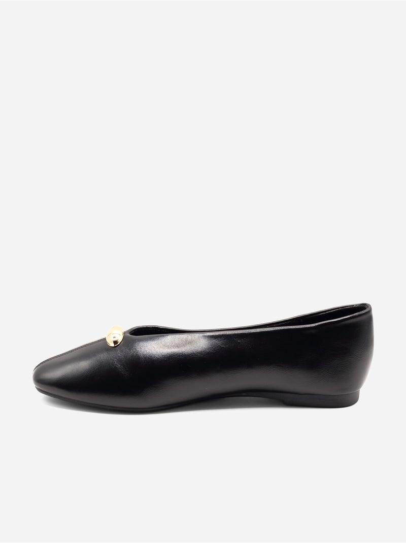 Bailarinas sin cordones Negro - Kiabi