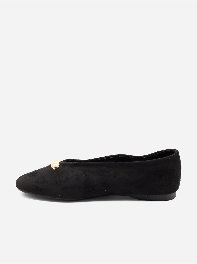 Bailarinas sin cordones Negro - Kiabi