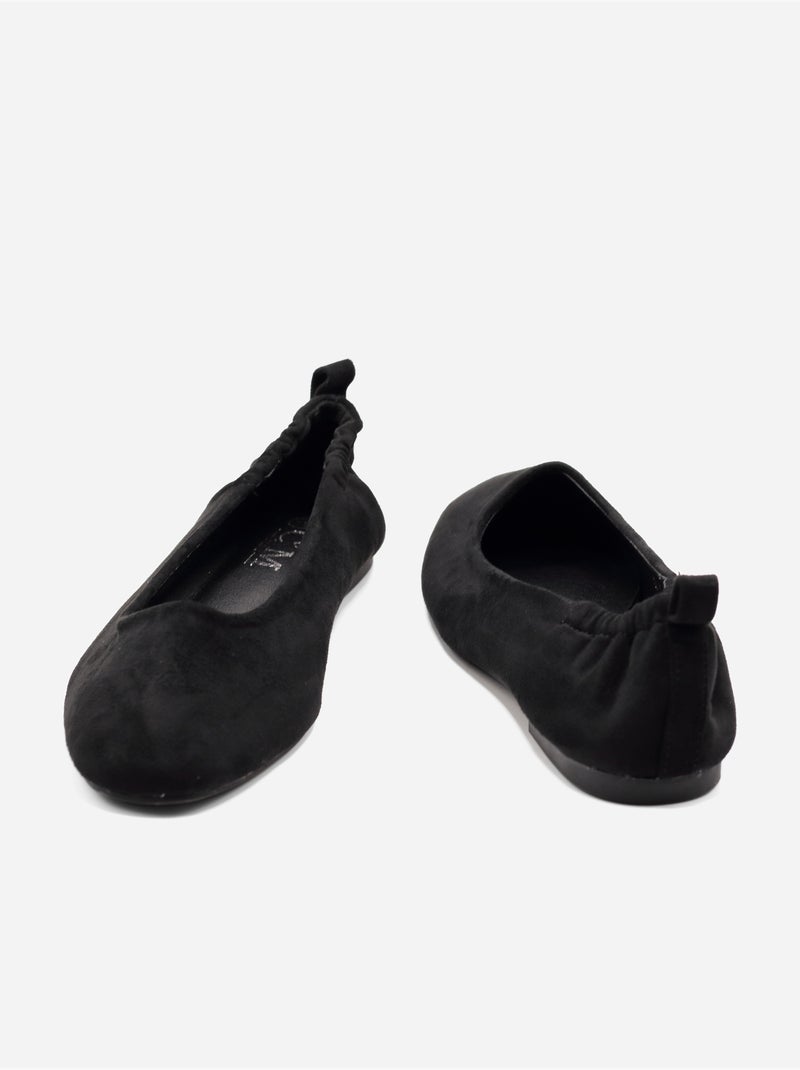 Bailarinas sin cordones Negro - Kiabi