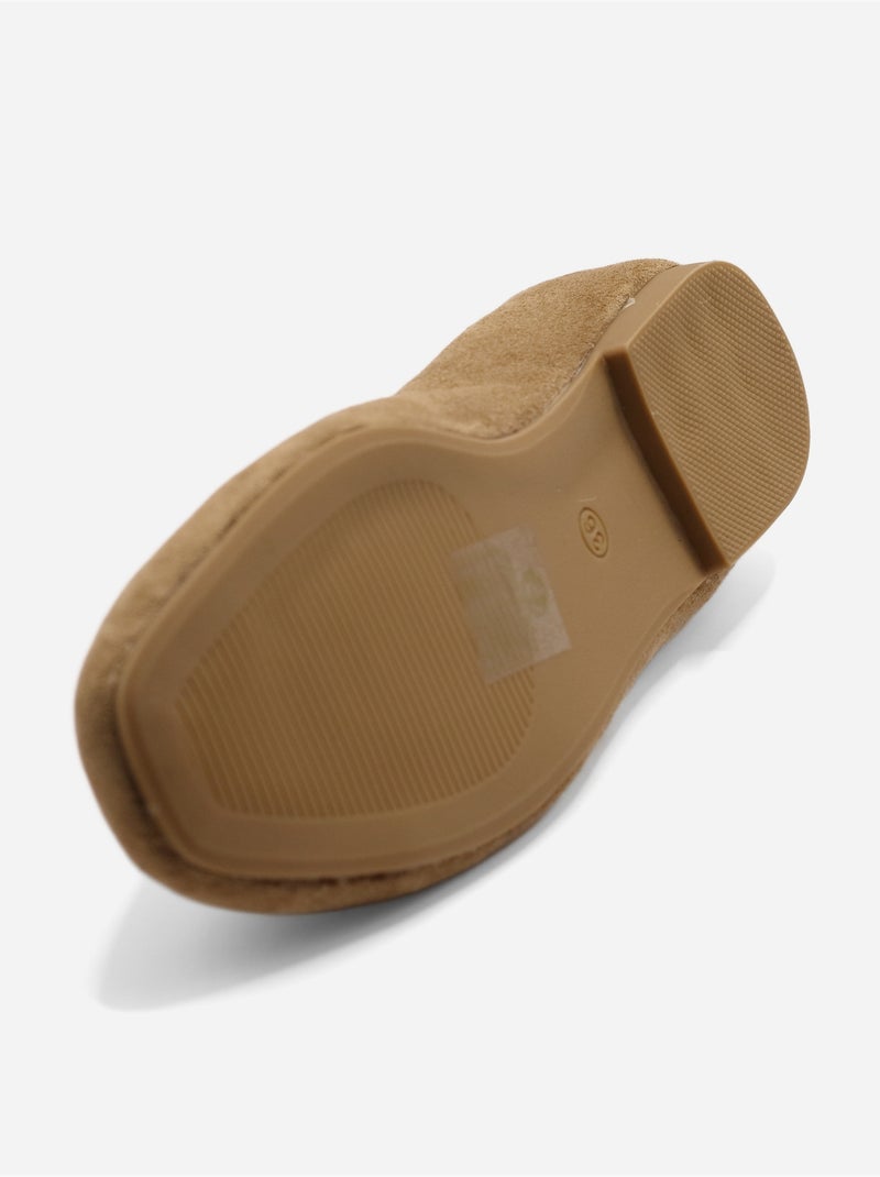 Bailarinas sin cordones Taupe - Kiabi