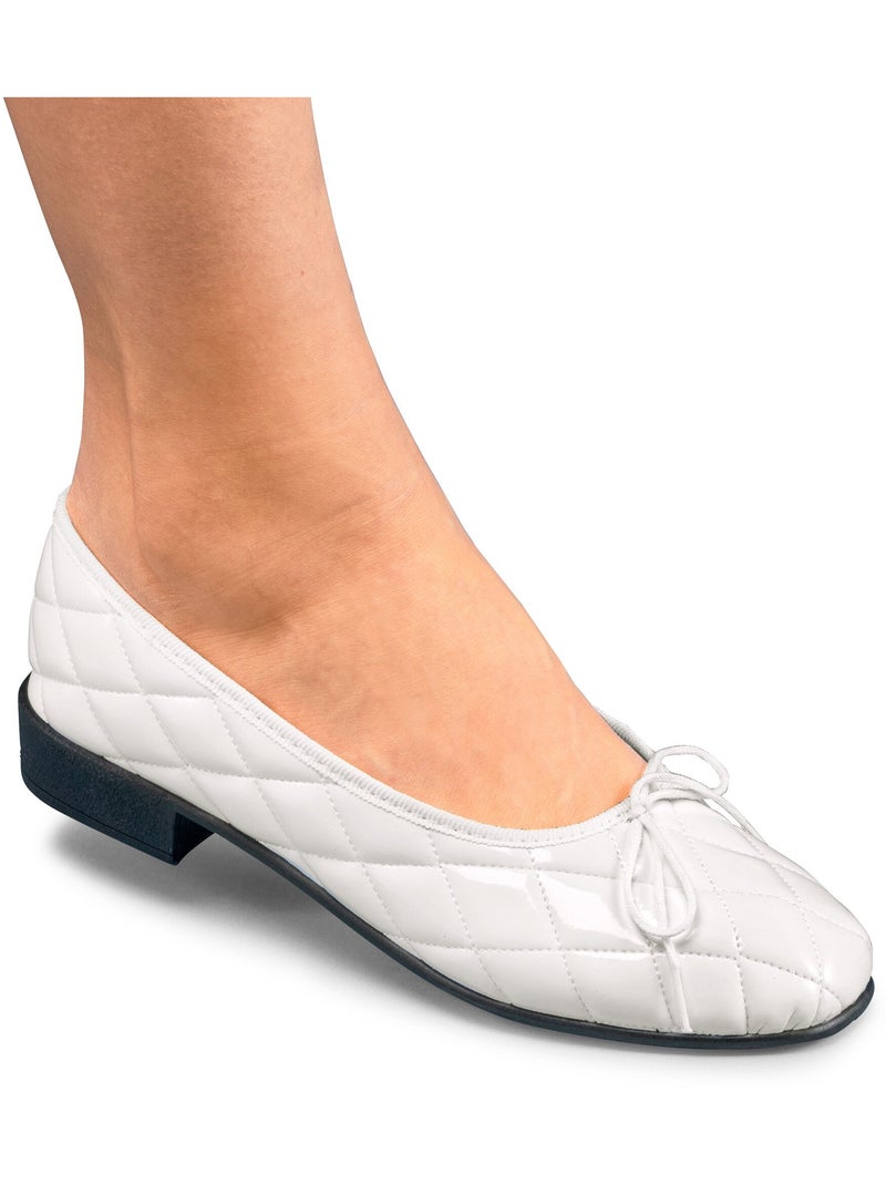 Bailarinas veganas de ancho est?ndar - Afibel Blanco - Kiabi