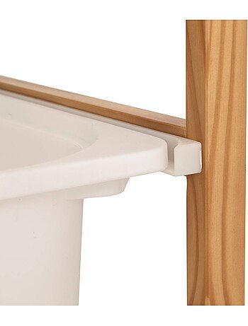 Bako blanco 4 estantes 43x94,5cm