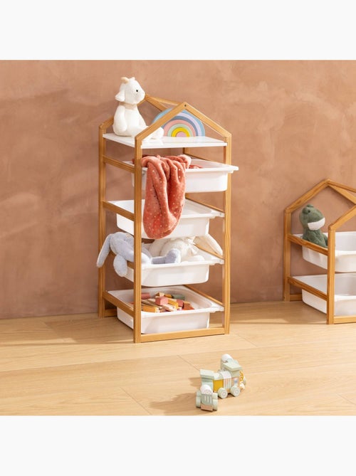 Bako blanco 4 estantes 43x94,5cm - Kiabi