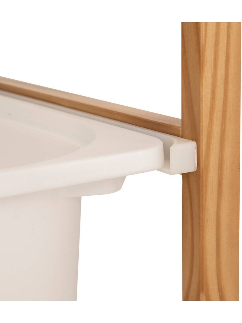 Bako blanco 4 estantes 43x94,5cm Blanco - Kiabi