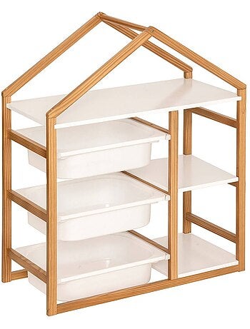 Bako estantería de 3 baldas blanca 68x82cm