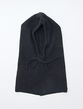 Balaclava con cordones ajustables