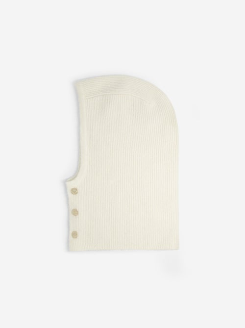 Balaclava de punto con botones dorados - Kiabi