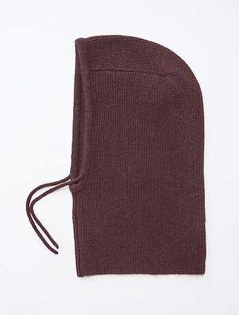 Balaclava de punto liso