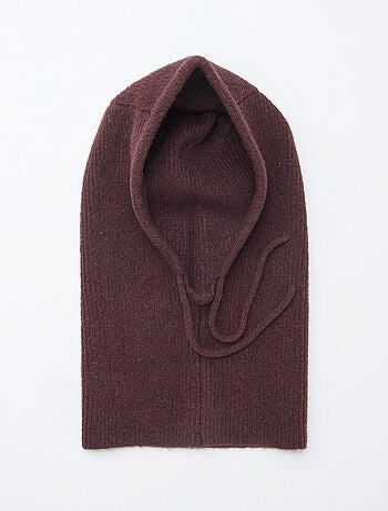 Balaclava de punto liso