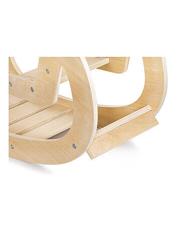 Balancín Montessori madera silla balancín 12m Mamabrum