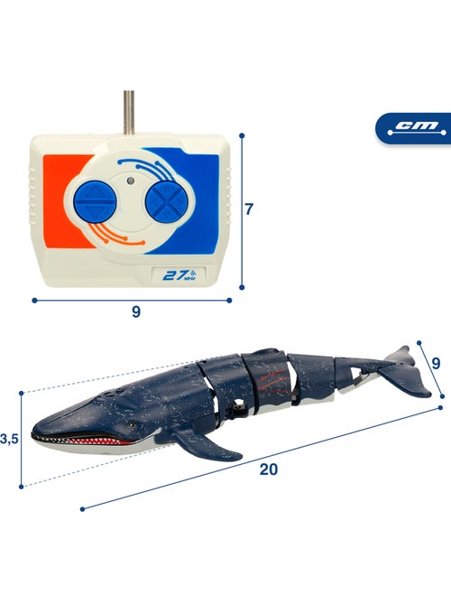 Ballena de juguete teledirigida 20 cm racing boat - Kiabi