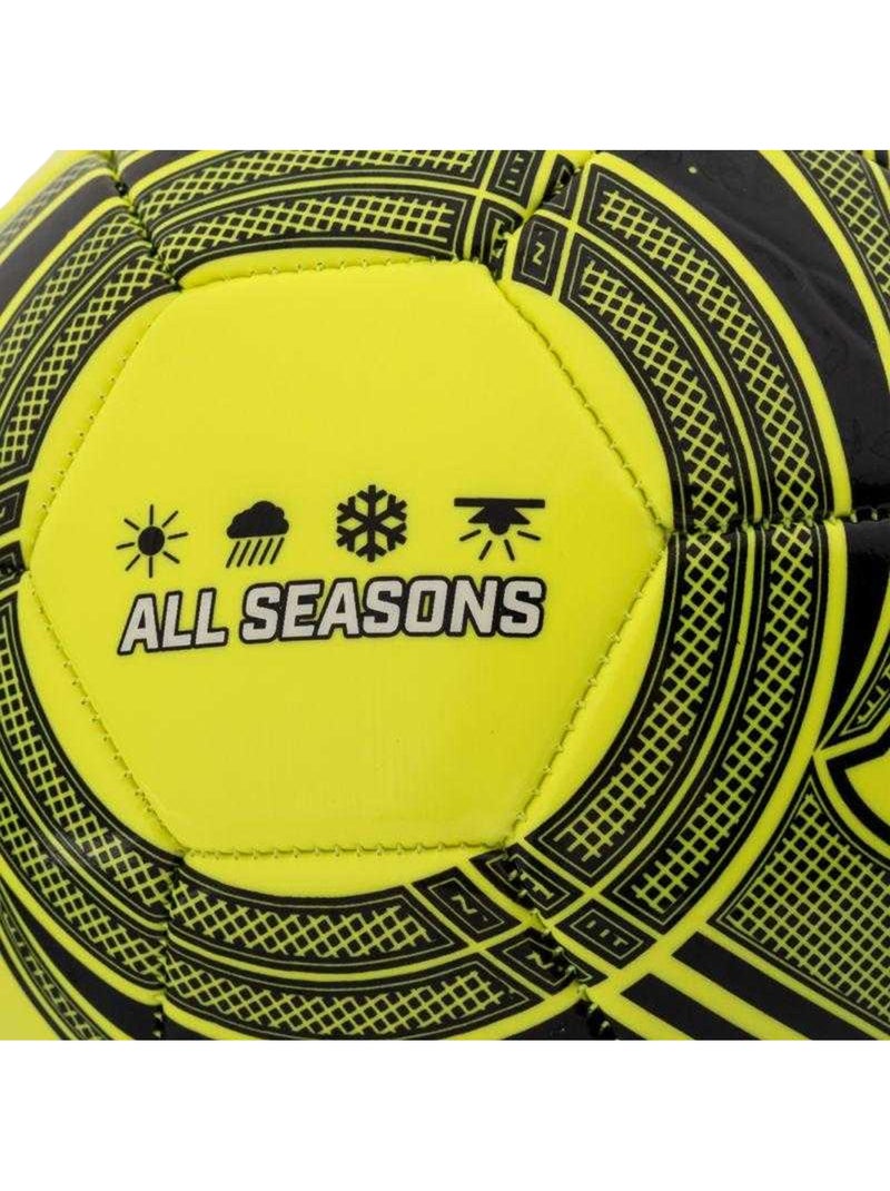 Balón de baloncesto nahia diseño logotipo de pvc - huari Negro Amarillo - Kiabi
