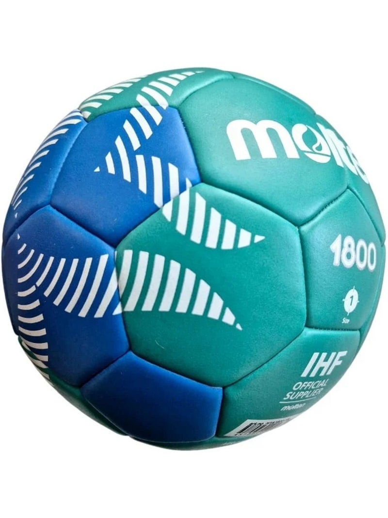 Balón de balonmano 1800 - molten Azul Verde - Kiabi