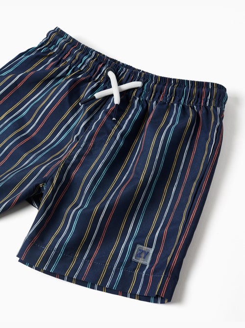 Bañador a rayas con cordón - Kiabi