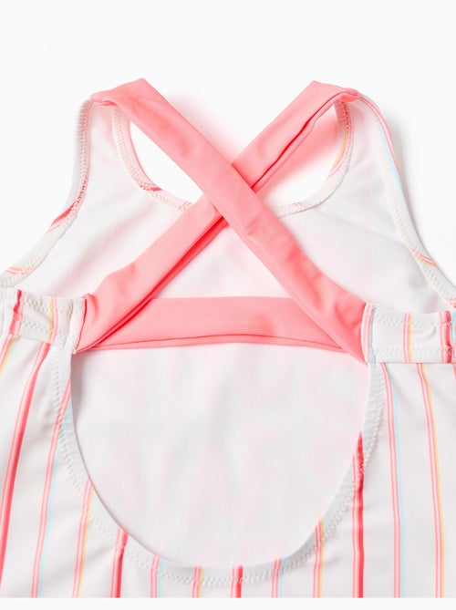 Bañador a rayas con estampado delantero - Kiabi