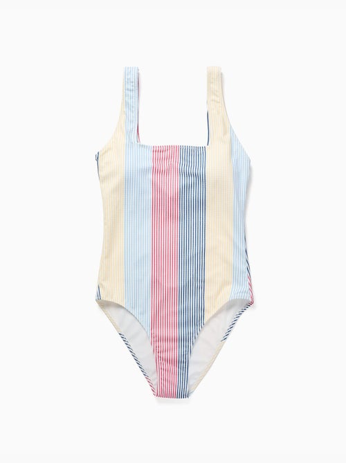 Bañador a rayas con forro You&Me - Kiabi Bañador a rayas con forro You&Me - Kiabi
