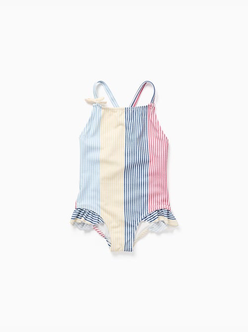 Bañador a rayas con volantes You&Me - Kiabi